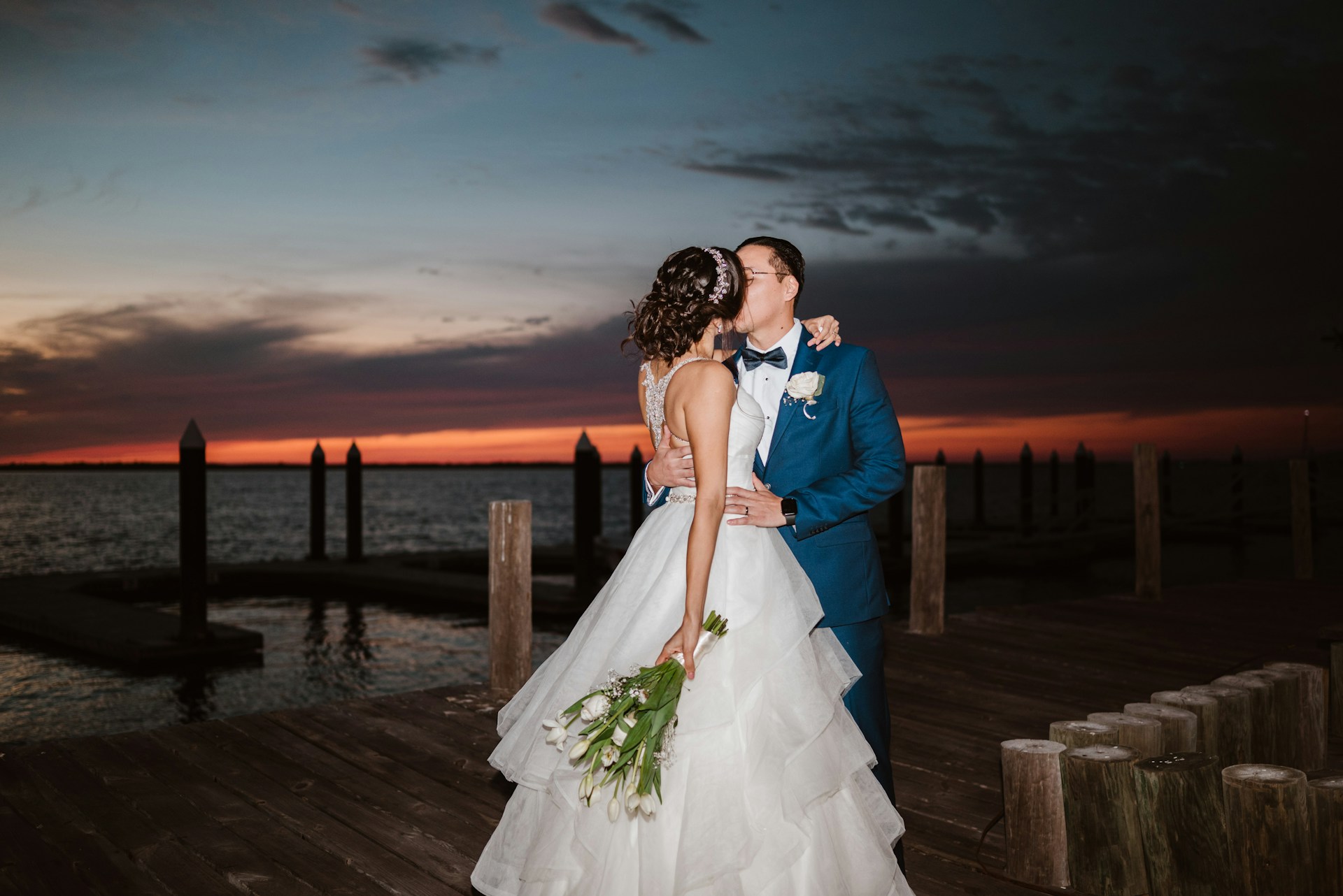 waterfront wedding