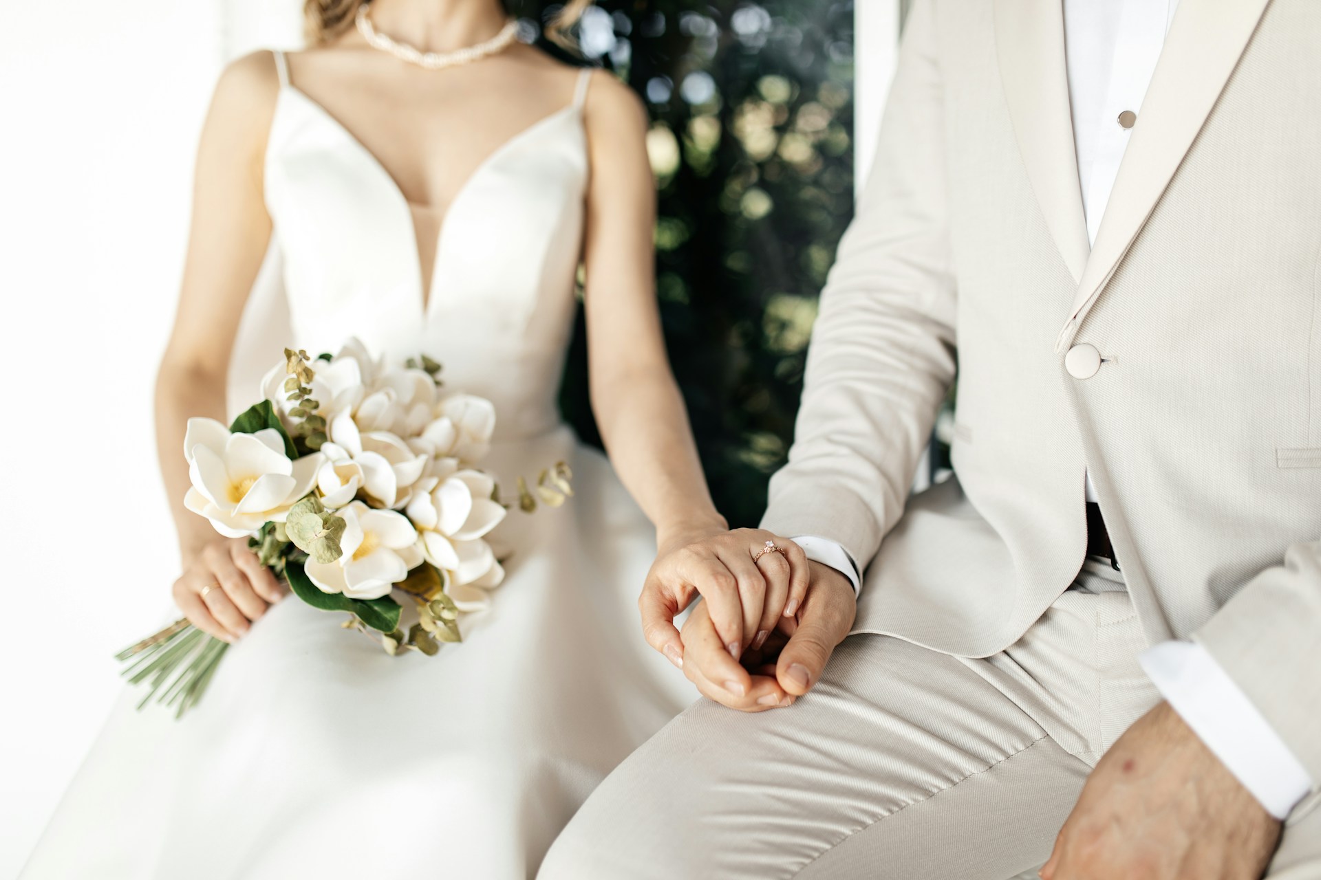 wedding bride and groom